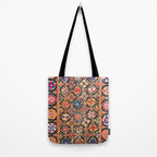 Kermina Suzani Southwest Uzbekistan Embroidery Print Tote Bag Gallery Image 2