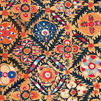 Kermina Suzani Southwest Uzbekistan Embroidery Print Coffee Mug Gallery Image 2