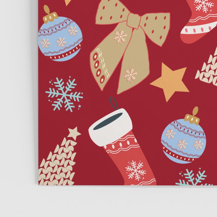 Cute Christmas Red Poster Gallery Image 3