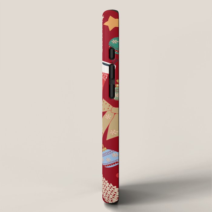 Cute Christmas Red iPhone Case Gallery Image 2