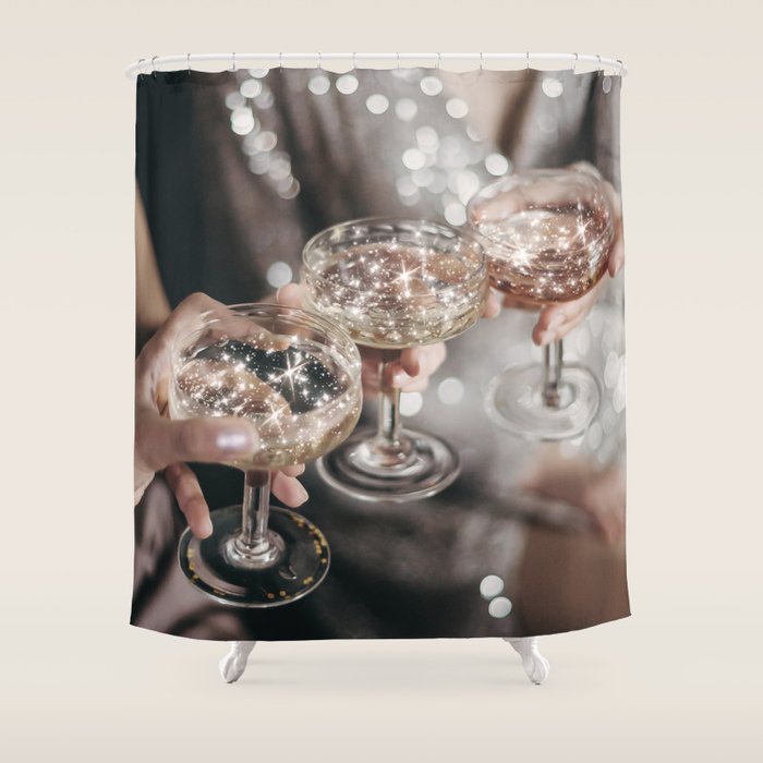 GLAMOUR PARTY Shower Curtain Gallery Image 1