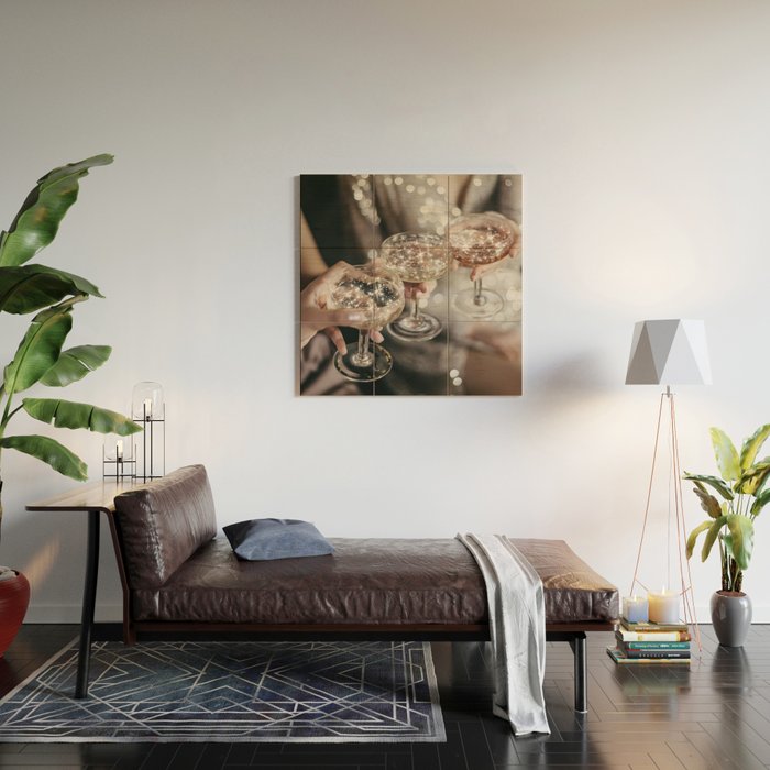 GLAMOUR PARTY Wood Wall Art Gallery Image 2