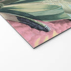 Vintage & Shabby Chic - Sepia Pink Tropical Bird Summer Garden Welcome Mat Gallery Image 2