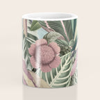 Vintage & Shabby Chic - Sepia Pink Tropical Bird Summer Garden Coffee Mug Gallery Image 4