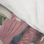 Vintage & Shabby Chic - Sepia Pink Tropical Bird Summer Garden Comforter Gallery Image 4