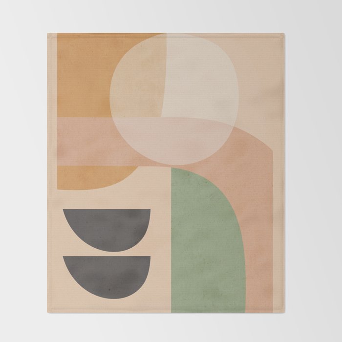 Abstract Art / Shapes 12 Throw Blanket Gallery Image 2