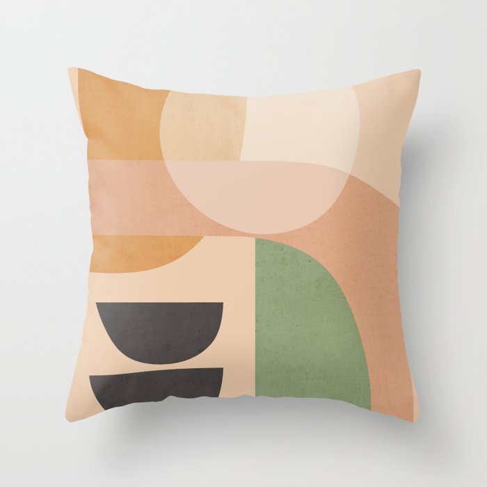 Abstract Art / Shapes 12 Throw Pillow Gallery Image 1