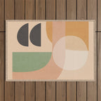 Abstract Art / Shapes 12 Outdoor Rug Gallery Image 1