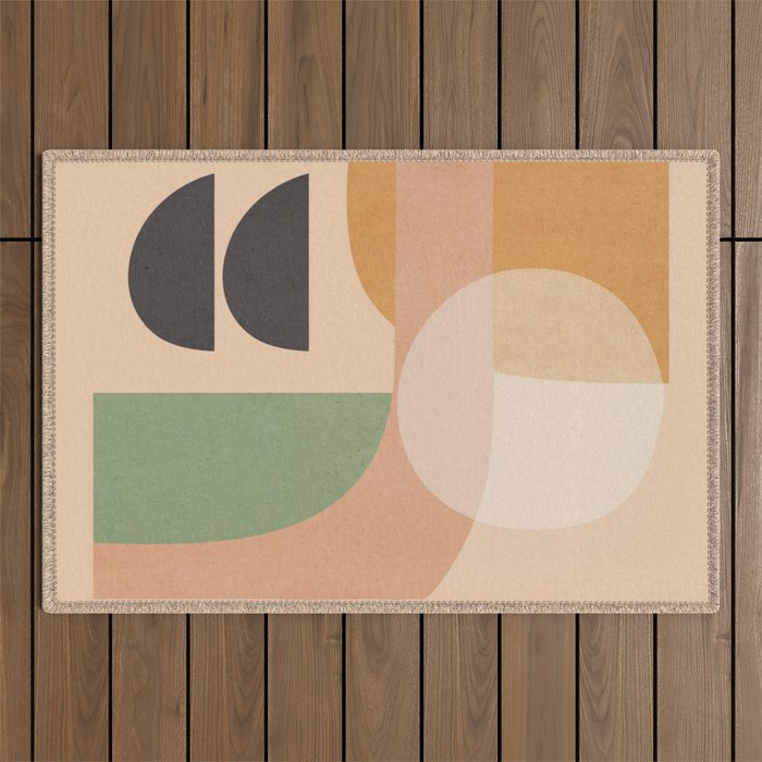 Abstract Art / Shapes 12 Outdoor Rug Gallery Image 1