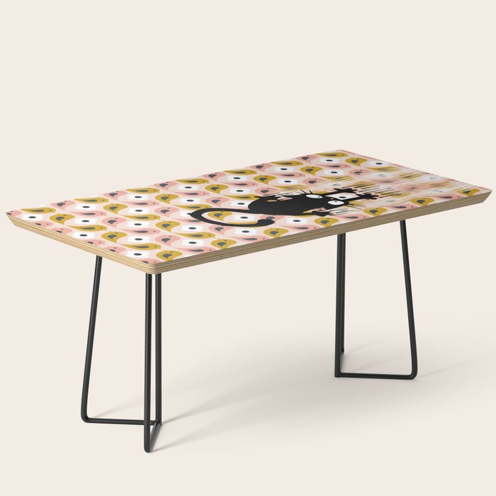 Unexspected falling cat blush Coffee Table Gallery Image 1