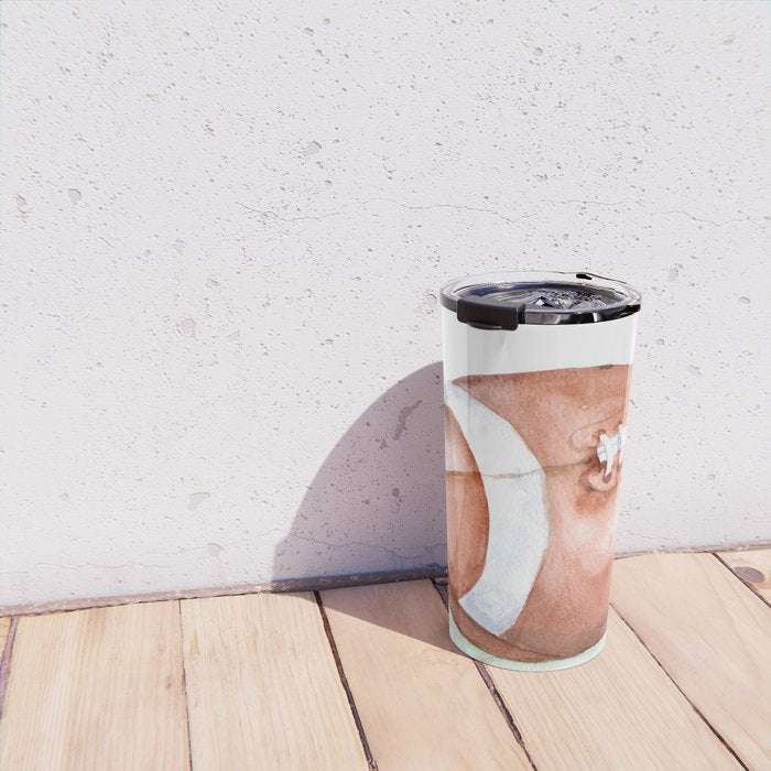 Football Watercolor Travel Mug Gallery Image 4