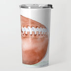 Football Watercolor Travel Mug Gallery Image 2