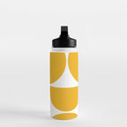 Mid Century Modern Yellow Square Water Bottle Gallery Image 3