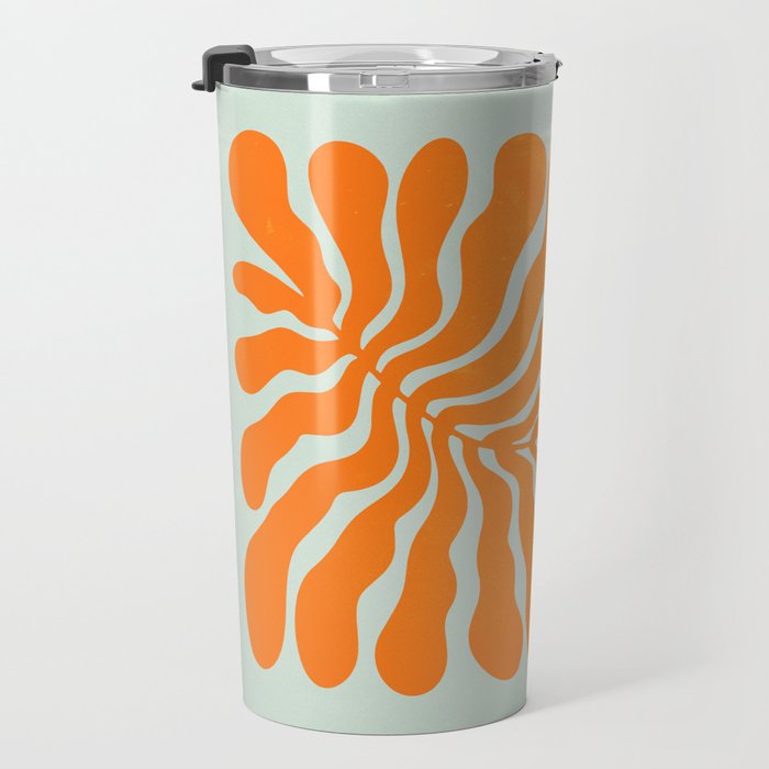 Frozen Sunrise Ferns: Matisse Edition  Travel Mug Gallery Image 3