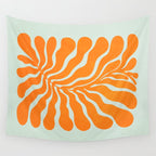 Frozen Sunrise Ferns: Matisse Edition  Wall Tapestry Gallery Image 4