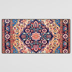 Kashan Central Persian Rug Print Desk Mat Gallery Image 3