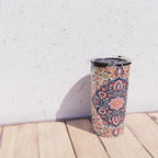 Kashan Central Persian Rug Print Travel Mug Gallery Image 4