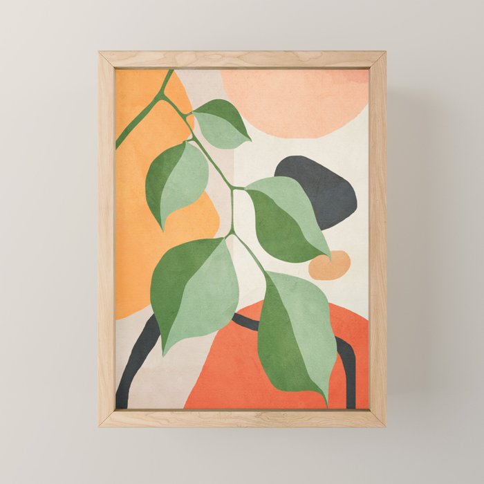 Colorful Branching Out 22 Mini Art Print Gallery Image 1