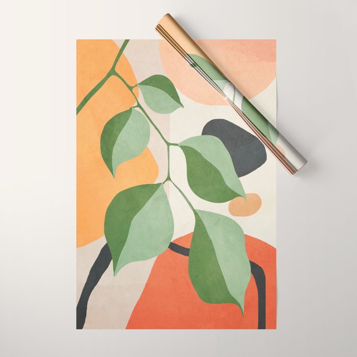 Colorful Branching Out 22 Wrapping Paper Gallery Image 1
