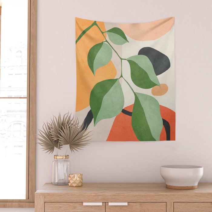Colorful Branching Out 22 Wall Tapestry Gallery Image 2