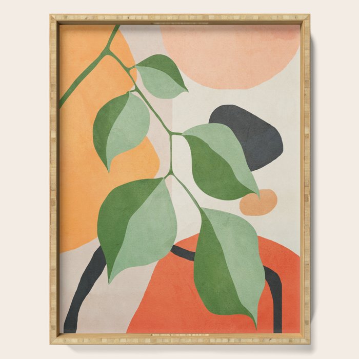 Colorful Branching Out 22 Serving Tray Gallery Image 1