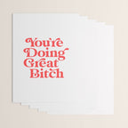 You're Doing Great Bitch Wrapping Paper Gallery Image 3