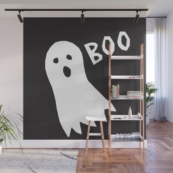 Boo halloween ghost Wall Mural Gallery Image 1
