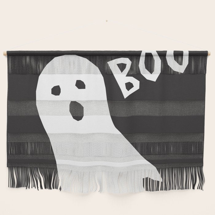 Boo halloween ghost Wall Hanging Gallery Image 1