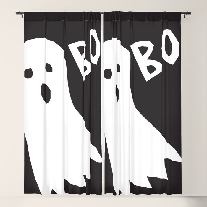 Boo halloween ghost Window Curtain Gallery Image 5