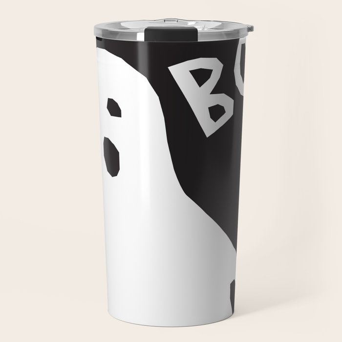 Boo halloween ghost Travel Mug Gallery Image 1