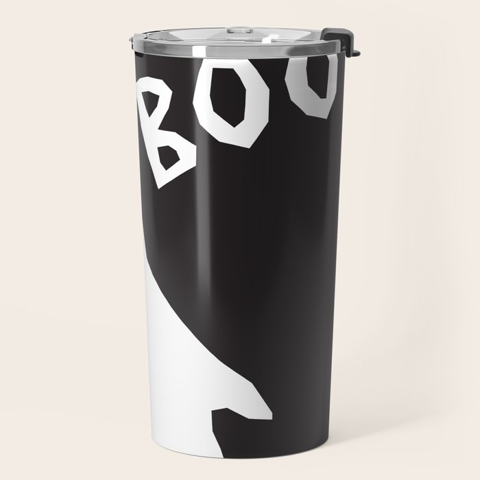 Boo halloween ghost Travel Mug Gallery Image 2