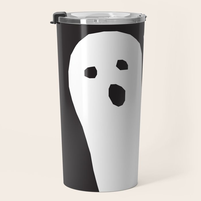 Boo halloween ghost Travel Mug Gallery Image 3