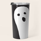 Boo halloween ghost Travel Mug Gallery Image 3