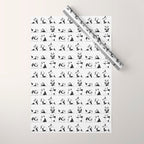 Panda Yoga Wrapping Paper Gallery Image 1