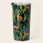 Midnight Leopard Jungle Travel Mug Gallery Image 3
