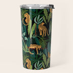 Midnight Leopard Jungle Travel Mug Gallery Image 2
