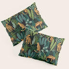 Midnight Leopard Jungle Pillow Sham Gallery Image 3