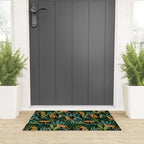 Midnight Leopard Jungle Welcome Mat Gallery Image 3