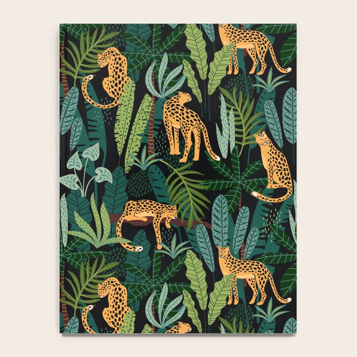 Midnight Leopard Jungle Notebook Gallery Image 4