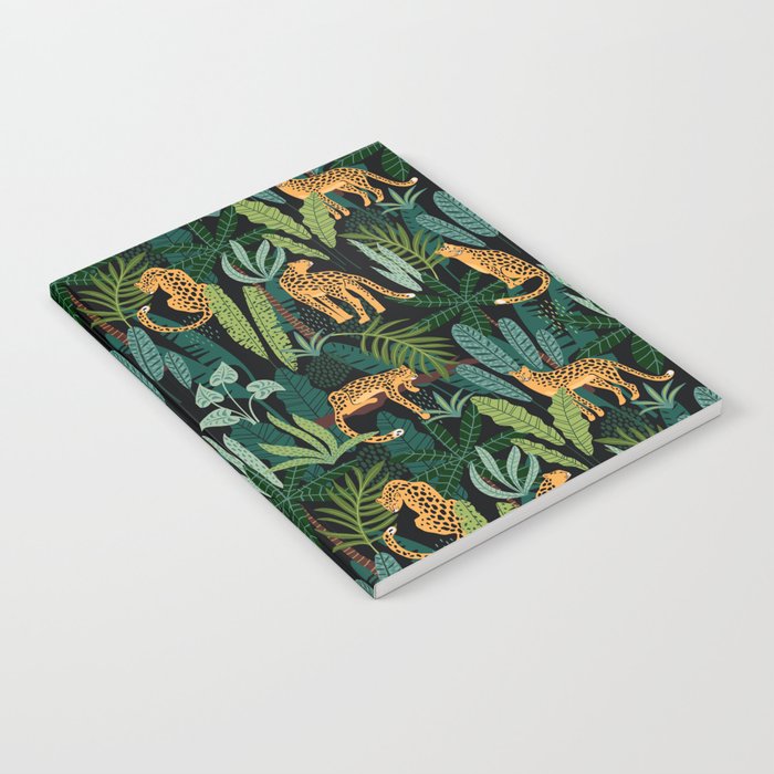 Midnight Leopard Jungle Notebook Gallery Image 2