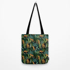 Midnight Leopard Jungle Tote Bag Gallery Image 2
