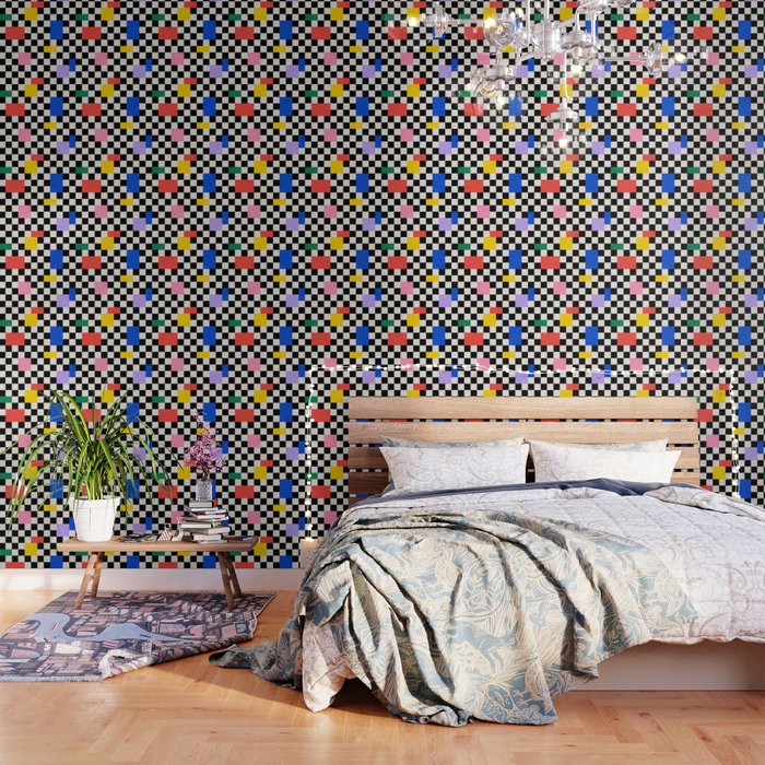 Patchwork: Bauhaus Check Edition Wallpaper Gallery Image 3