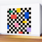 Patchwork: Bauhaus Check Edition Wall Mural Gallery Image 2