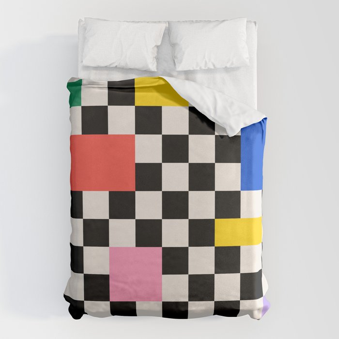 Patchwork: Bauhaus Check Edition Duvet Cover Gallery Image 6