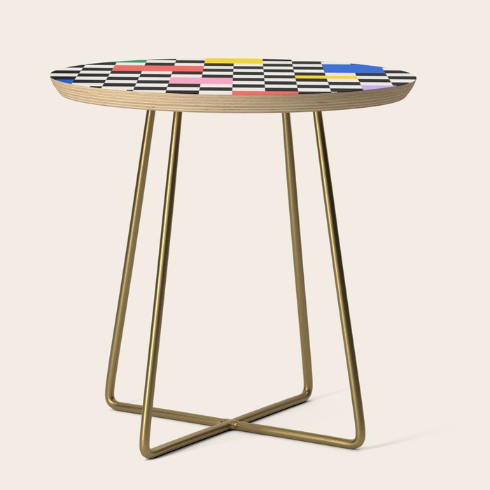 Patchwork: Bauhaus Check Edition Side Table Gallery Image 1