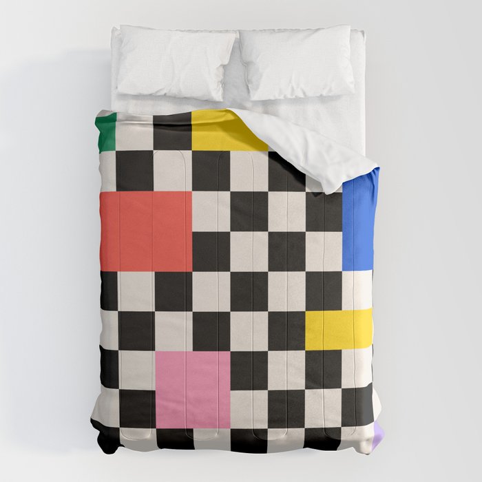 Patchwork: Bauhaus Check Edition Comforter Gallery Image 6