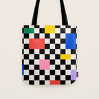 Patchwork: Bauhaus Check Edition Tote Bag Gallery Image 1