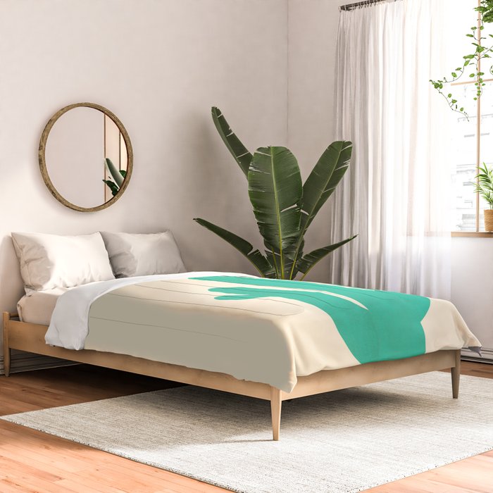 Cat on cactus Comforter Gallery Image 2