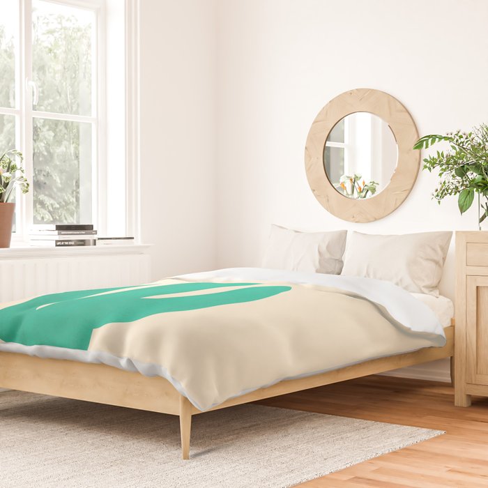 Cat on cactus Duvet Cover Gallery Image 2