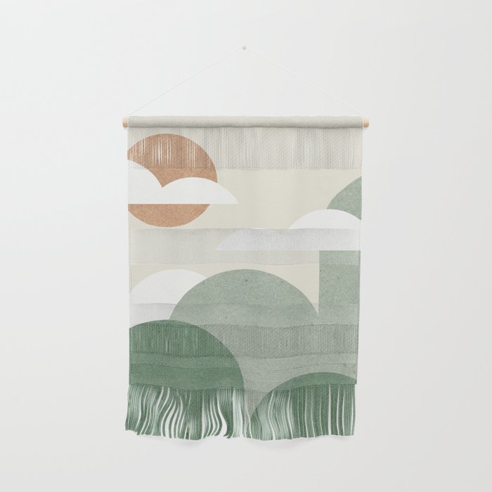 Mountains and Clouds Wall Hanging Gallery Image 1